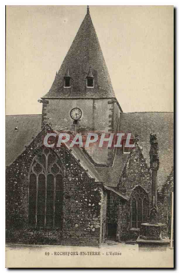 Rochefort-en-Terre - L'Église — éditeur Armand et Nozais, Nantes, n° 69