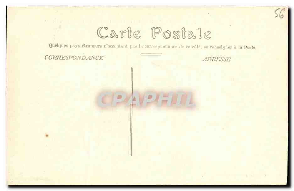 CPA Hennebont Le Pont du Chemin de fer et l Ecole d Agriculture — Rückseite