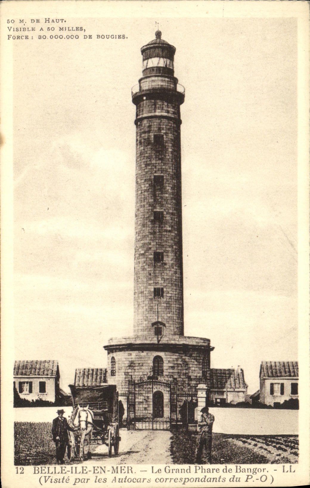 Belle-Île-en-Mer — Le Grand Phare de Bangor — LL