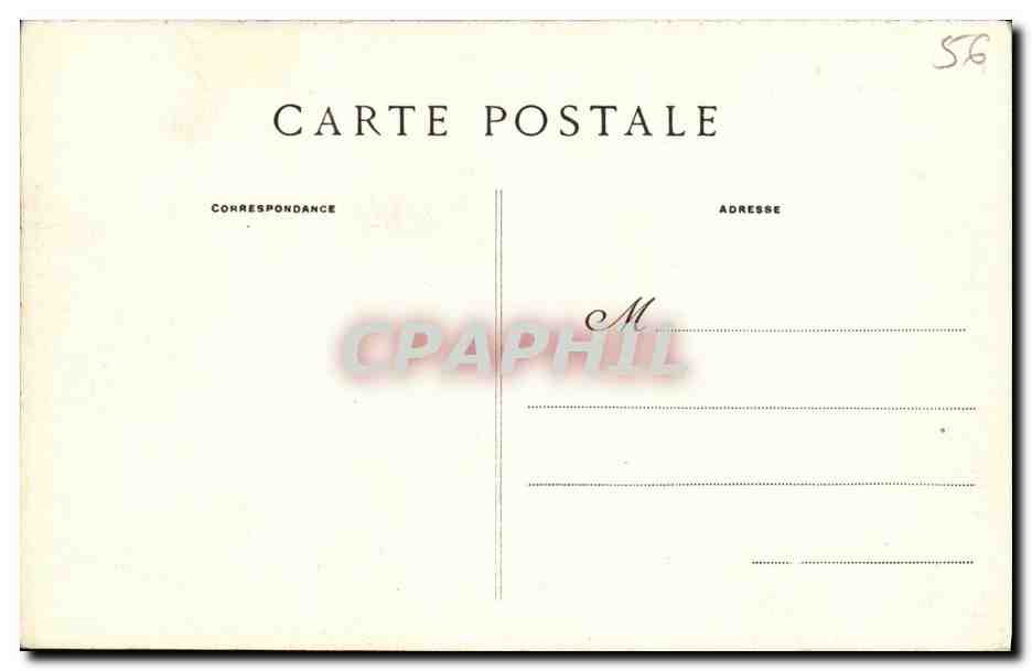 CPA Le Faouet Le Jube de la Chapelle Saint Nicolas — Rückseite