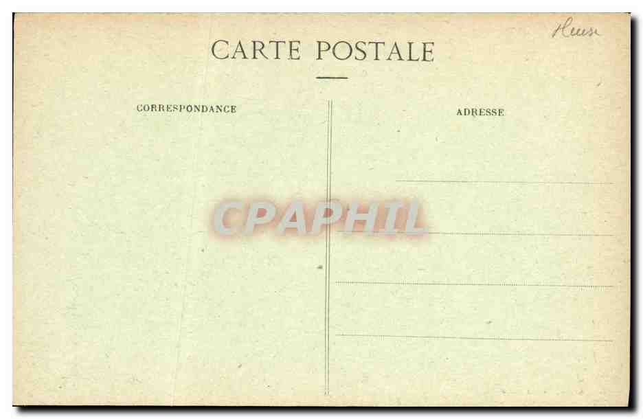 CPA St Mihiel La Place des Moines — Rückseite