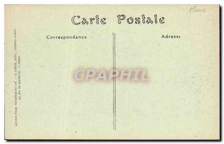 CPA Saint Mihiel Les Rochers et le Bois Carre — Rückseite
