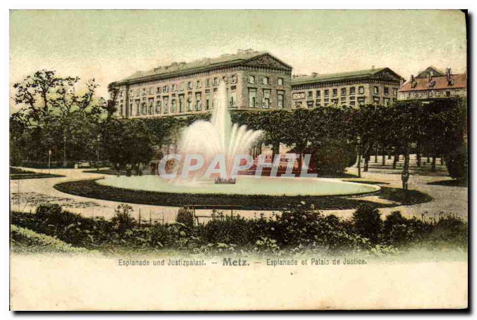 CPA Esplanade et Palais de Justice Metz