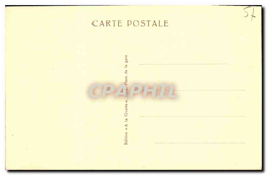 CPA Metz La Cathedrale Facade Laterale Sud Est — Rückseite