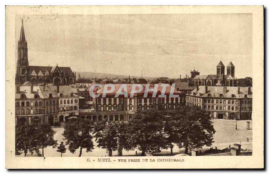 Metz - Vue prise de la cathédrale — CPAPHIL