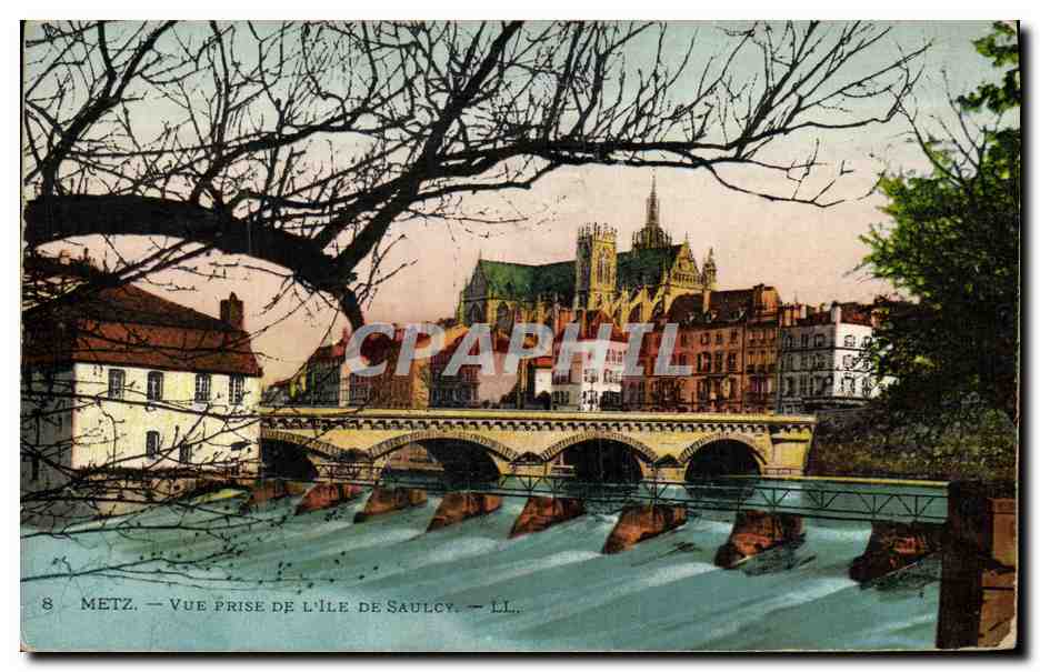 CPA Metz Vue Prise De L Ile De Saulcy