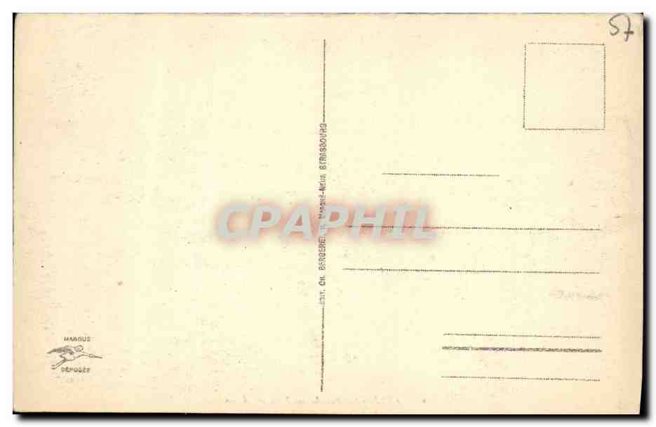 CPA Metz La Moselle an Pont Des Morts — Rückseite