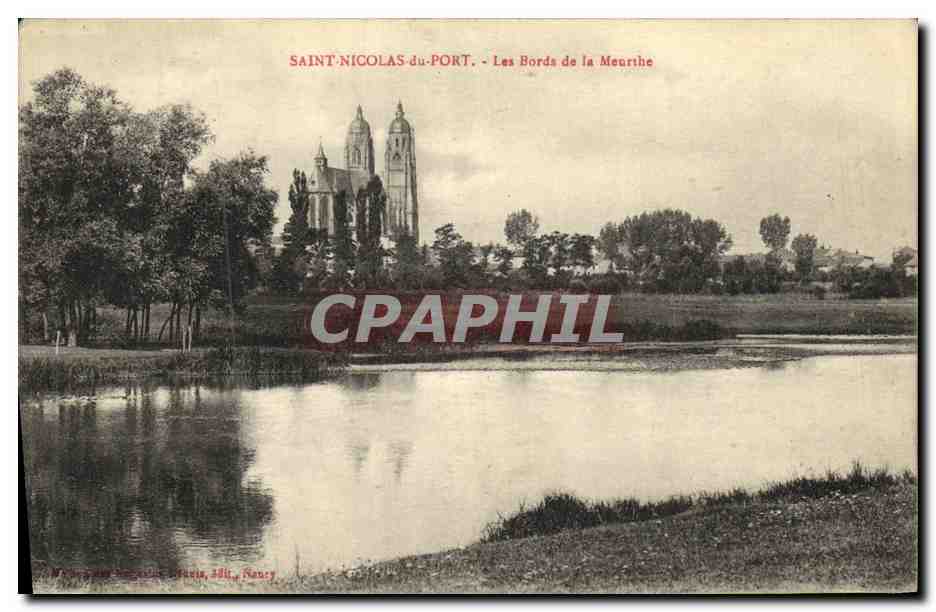 Saint-Nicolas-du-Port — Ufer der Meurthe — Verlag Nauzy, Serie 281