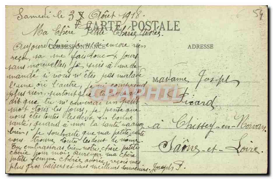 Saint-Nicolas-du-Port — Ufer der Meurthe — Verlag Nauzy, Serie 281 — Rückseite