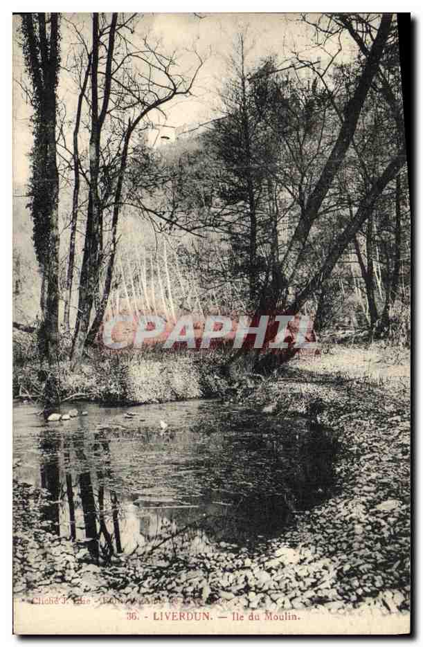 LIVERDUN — Île du Moulin — Chobé J. Paris