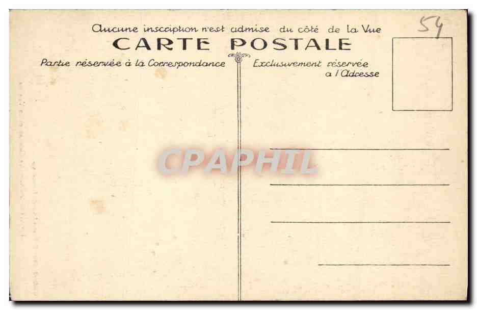 CPA Liverdun Le chateau et les Vannes — Rückseite
