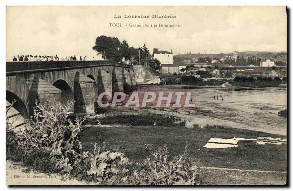CPA Toul Grand Pont et Dommartin