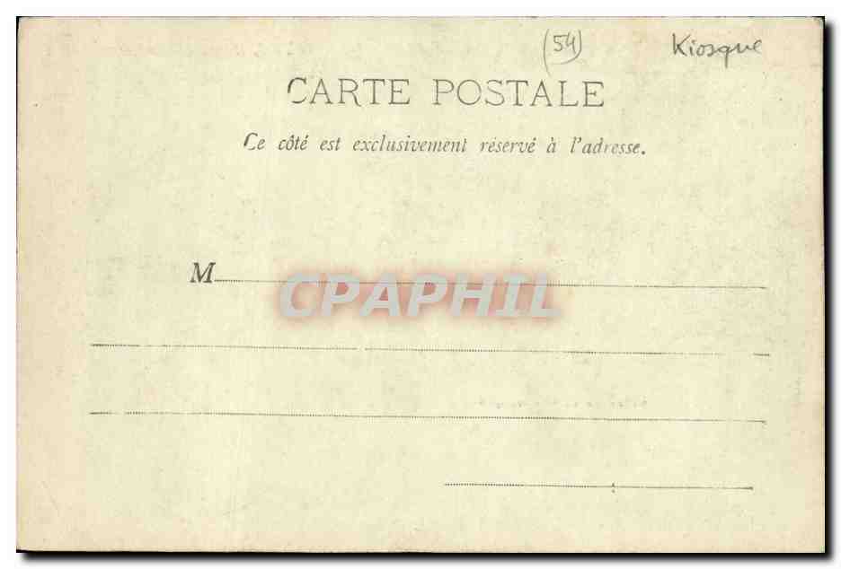 Place de la République — Toul — éditeur inconnu, n° de série (54) — Rückseite