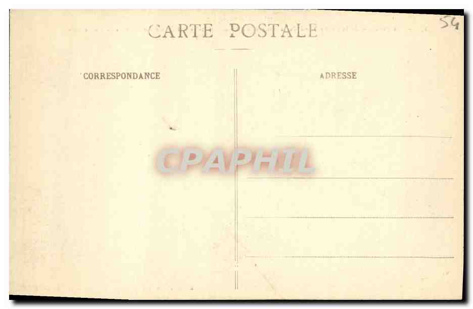 Toul Pittoresque — Vue générale de la partie Nord de la Ville et du Mont Saint-Michel (prise du haut de la Cathédrale) — Gerdarte & Briquet, Toul — Rückseite