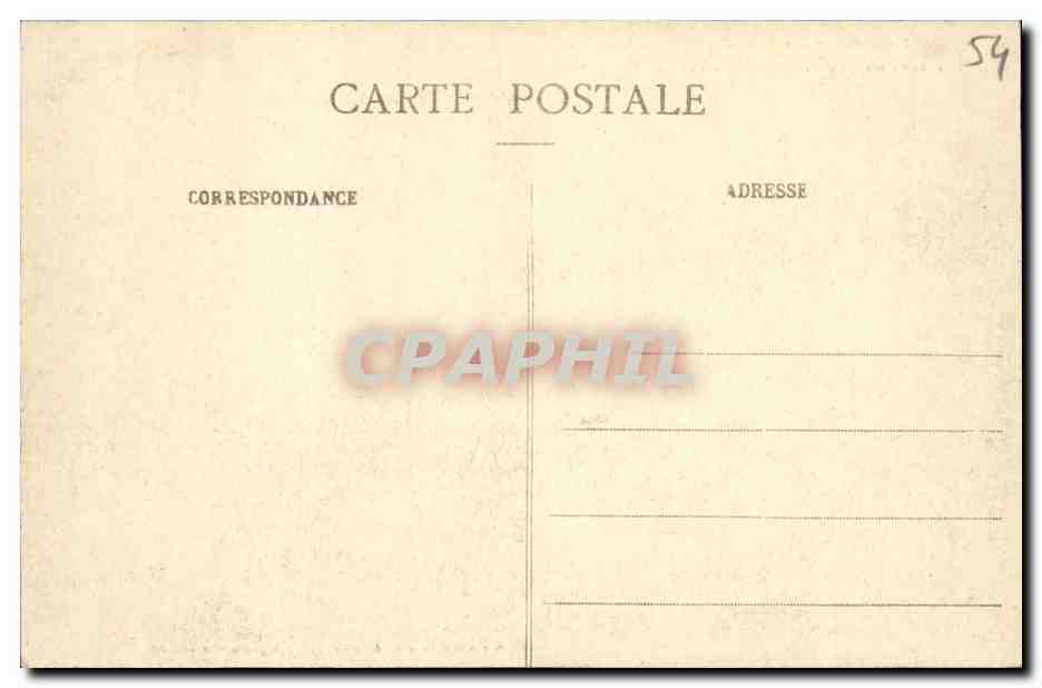 Environ de Toul pittoresque — Barrage de la Mioselle au Pont de Villy-le-Sec — Gerdon & Briquet, éditeurs Toul — Rückseite