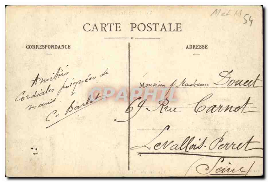 CPA Toul illustree Vue generale Saint Gengoult — Rückseite