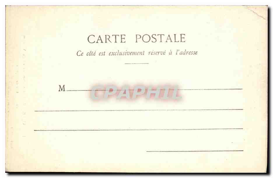CPA Luneville Monument commemoratif des Victimes de la guerre de 1870 1871  — Verso