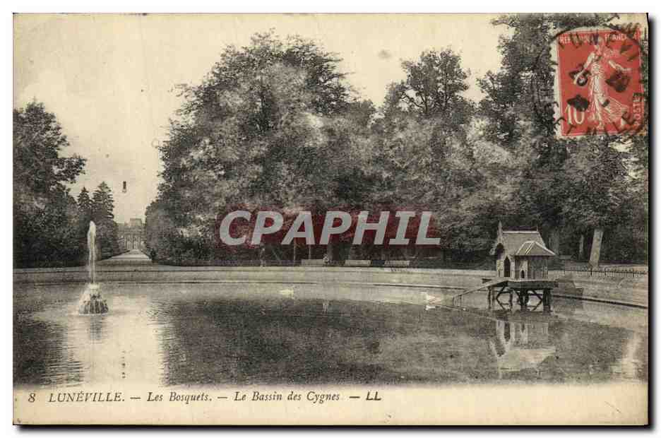 Lunéville — Les Bosquets — Le Bassin des Cygnes — LL