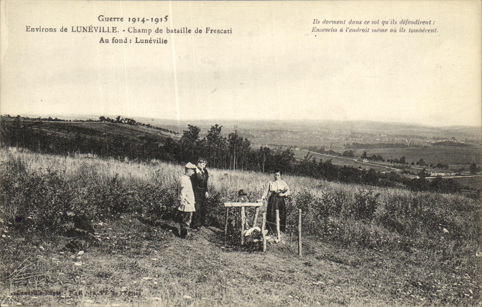 Environ de Lunéville — Champ de bataille de Frescati — Guerre 1914-1915
