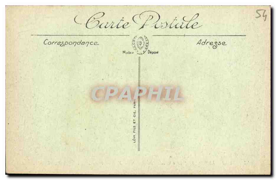 Lunéville — Le Petit Château construit par le Prince Charles, fils cadet du Duc Léopold — LL. — Rückseite