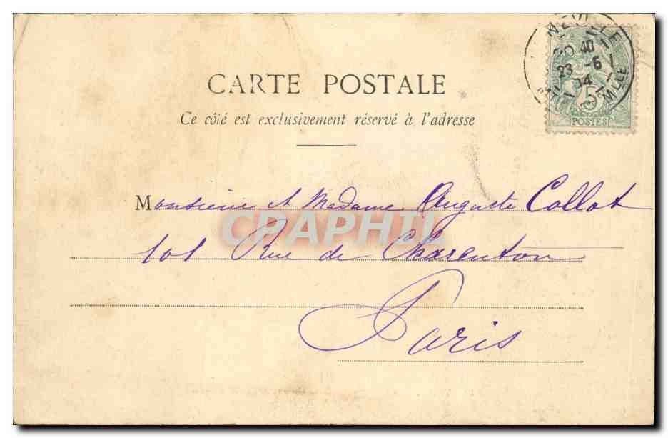 Lunéville - Le Château vu de la Grande Allée des Bosquets — Quantin, libraire-éditeur — Reverso