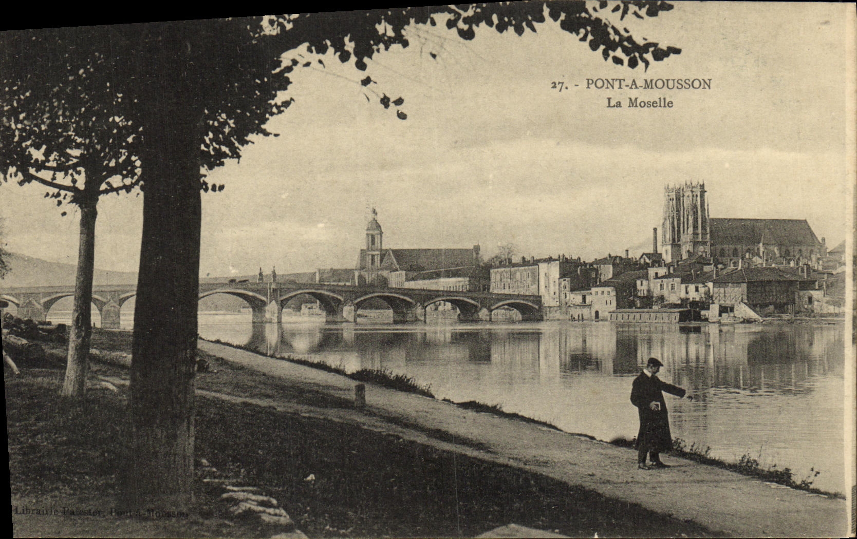 Pont-a-Mousson — La Moselle — Librairie Maunier, Pont-a-Mousson, n°27