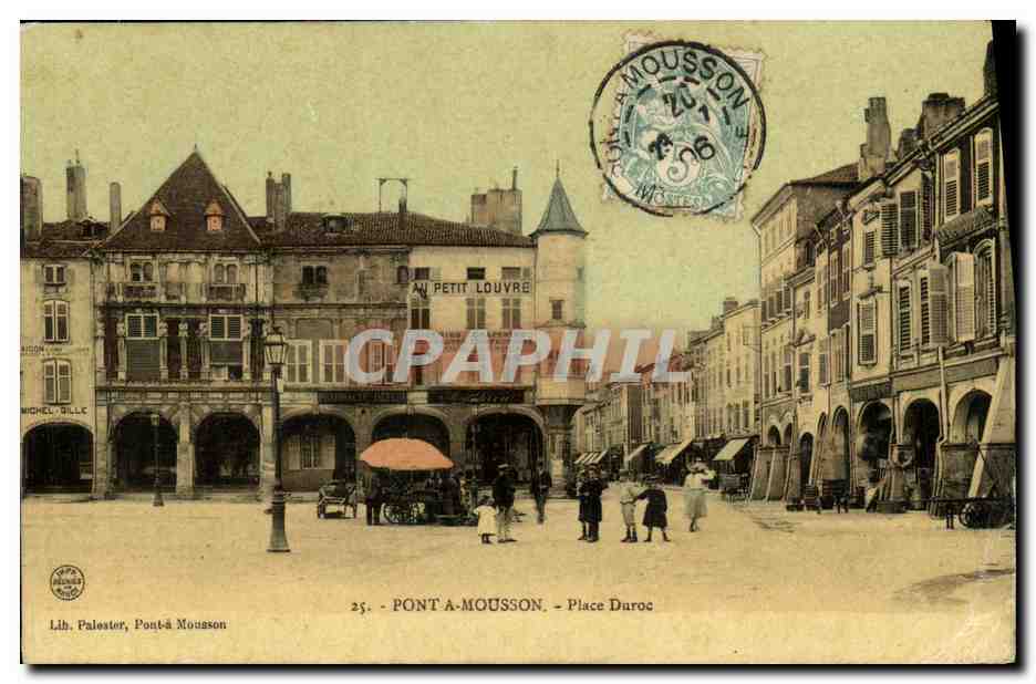 CPA Pont a Mousson Place Duroc