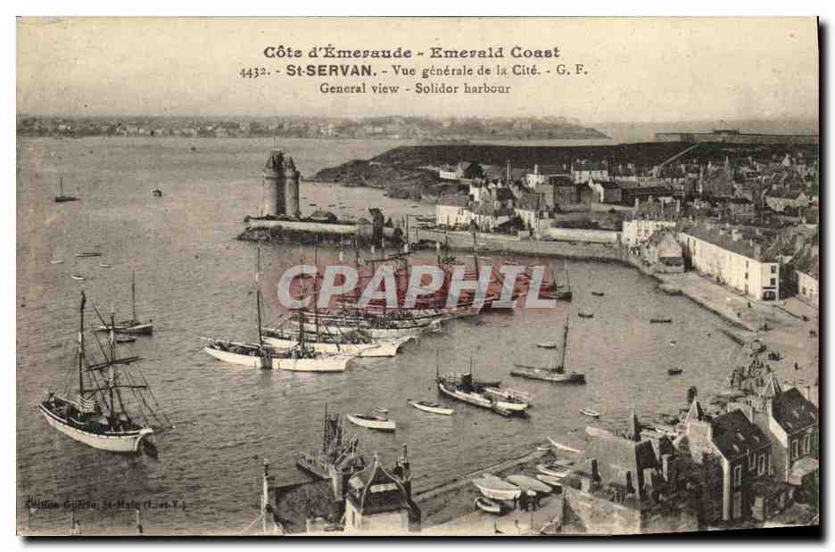 St-Servan - Vue générale du port - G.F. - n°4432