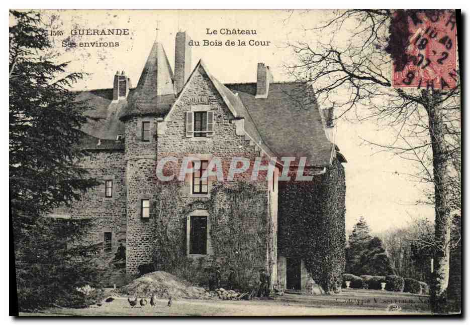 Guérande — Le Château du Bois de la Cour — Éditeur V. Sotin