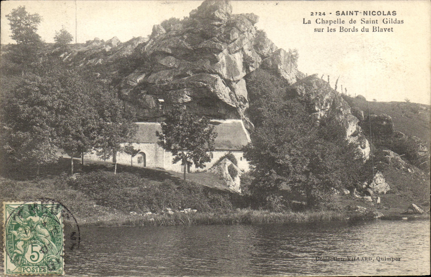 CPA Saint Nicolas La Chapelle de Saint Gildas sur les Bords du Blavet