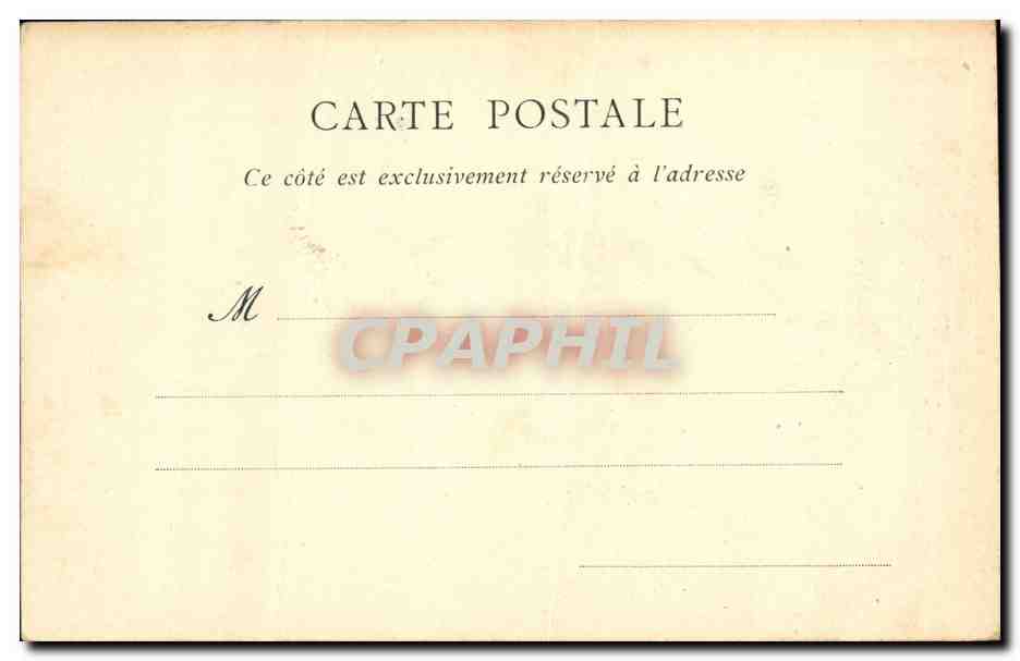 CPA Lyon Coteau et Basilique de N D de Fourviere — Verso