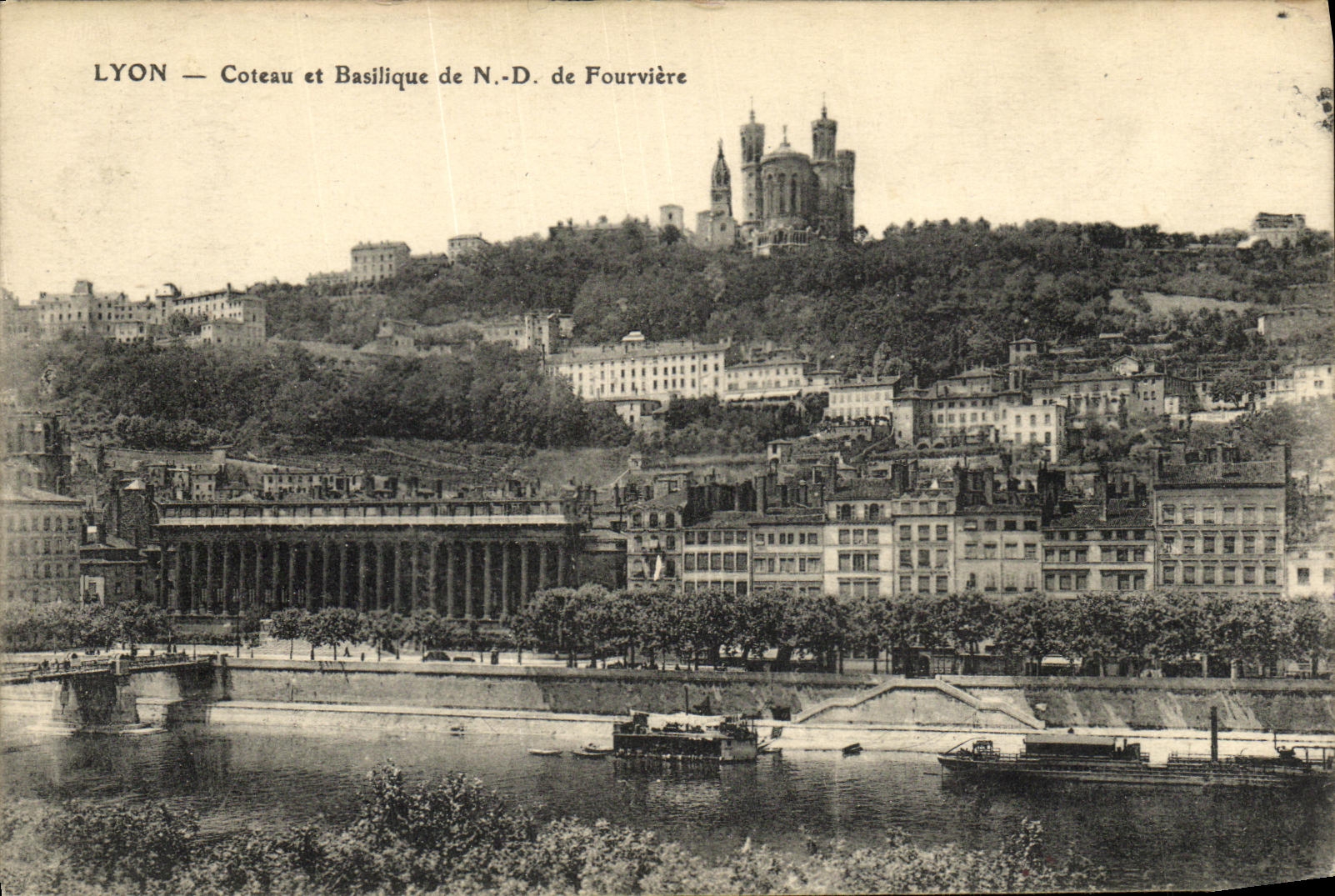LYON — Hill and Basilica of Notre-Dame de Fourvière