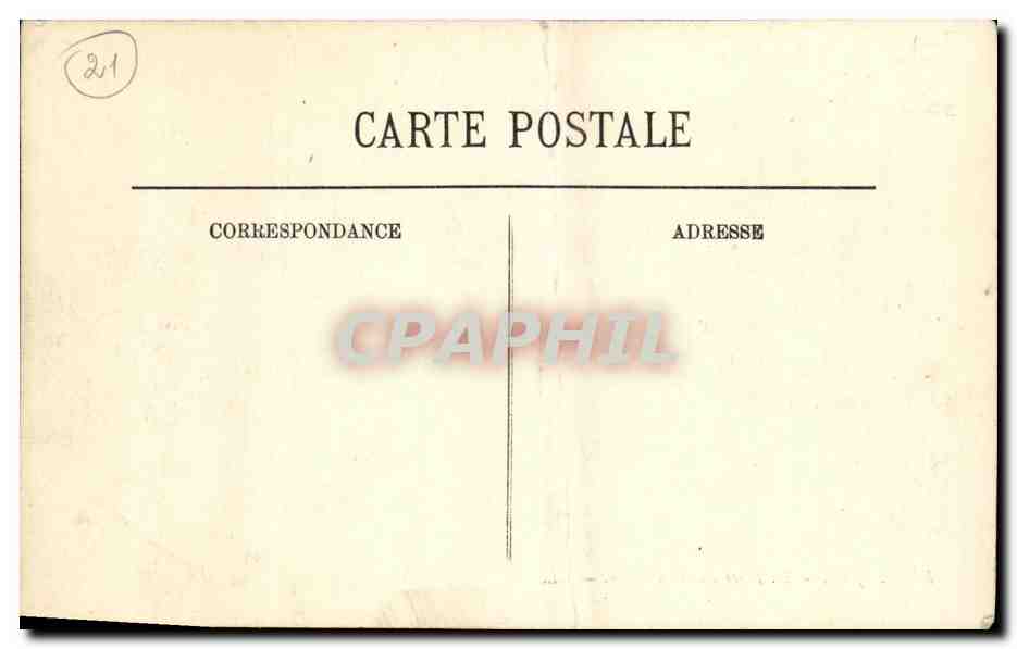 CPA Dijon La Place du 30 Octobre Tramway — Verso