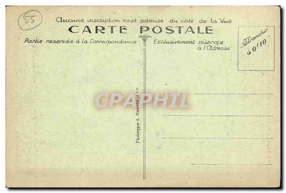 Cloître de l'Ossuaire de Douaumont — Alvéoles des Tombeaux — Léon Azéma et Jacques Hardy, Architectes — Rückseite