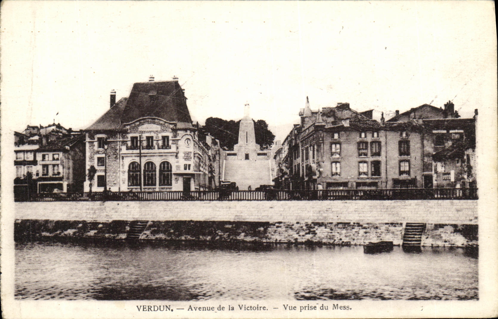 Verdun — Avenue de la Victoire — View taken from the Mess