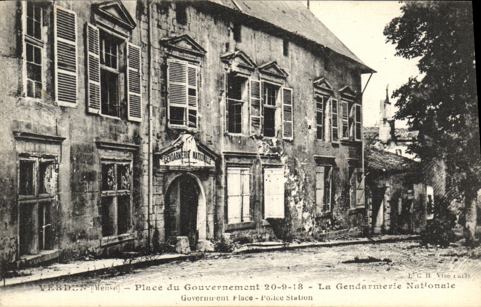 Verdon (Meuse) — Place du Gouvernement — Nationale Gendarmerie