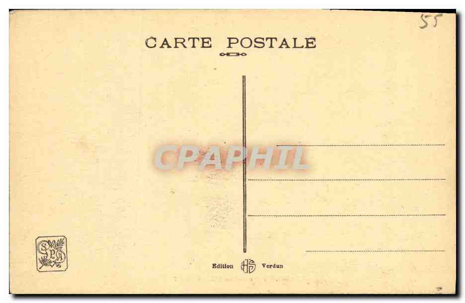CPA Cimetiere National de Douaumont Militaria — Rückseite
