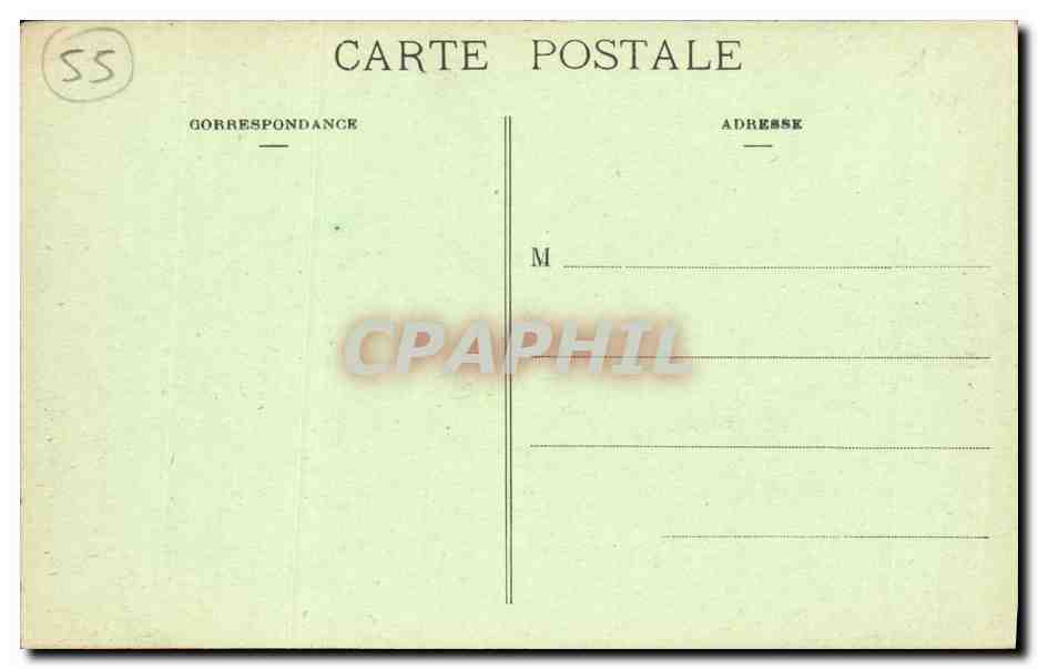 CPA Commercy La Chateau vu du Canal — Rückseite