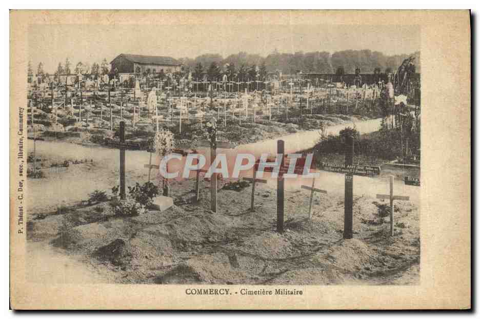 CPA Commercy Cimetiere Militaire Dacois Perrichon Militaria