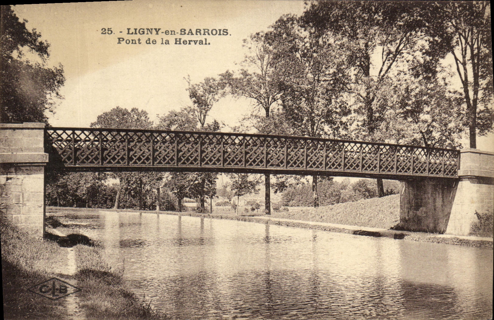 CPA Ligny en Barrois Pont de la Herval
