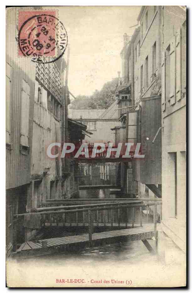 CPA Bar Le Duc Canal des Usines