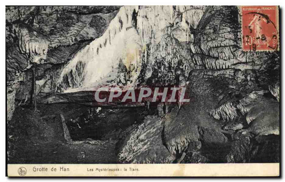 CPA Grotte de Han Les Mysterieuses La Tiare