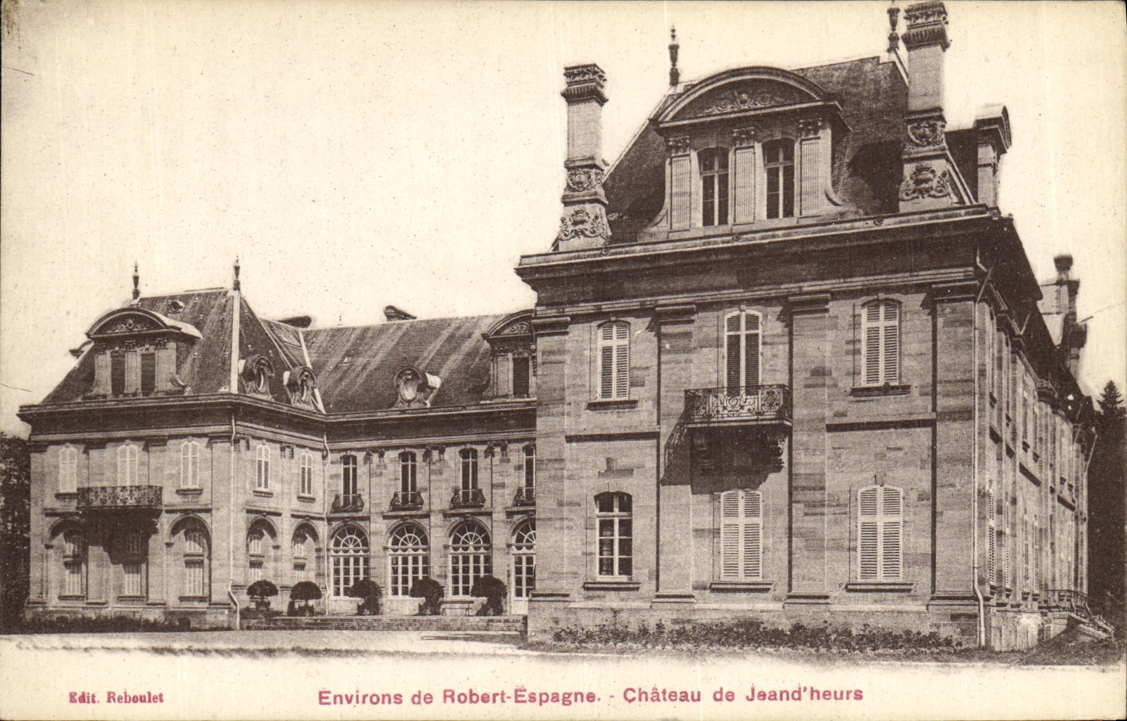 CPA Environs de Robert Espagne Chateau de Jeand Heurs