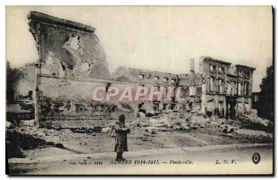 Pintheville — Ruines après la guerre 1914-1915 — L.N.V.