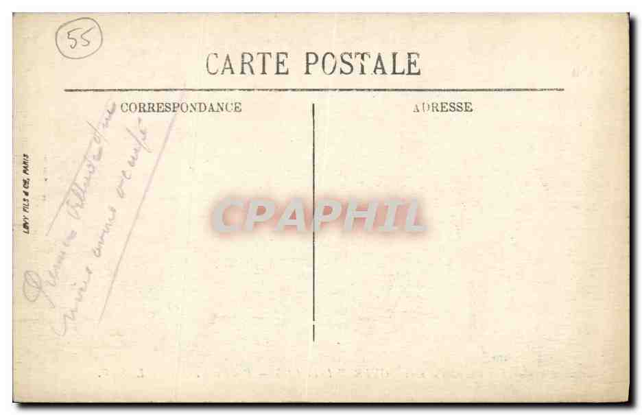 Pintheville — Ruines après la guerre 1914-1915 — L.N.V. — Rückseite