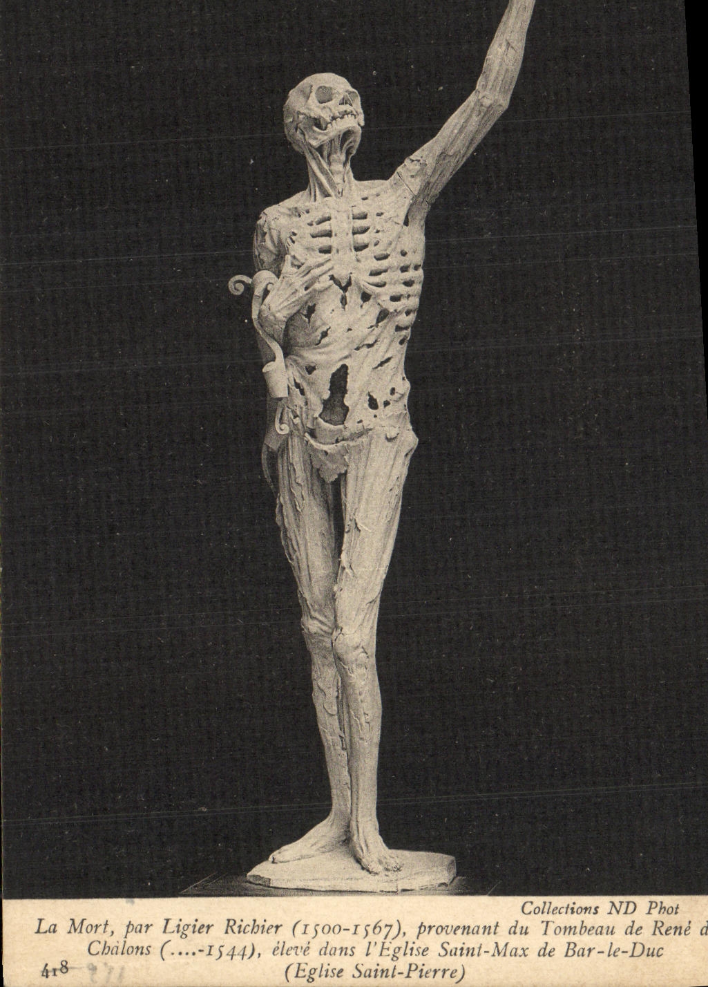 CPA La Mort par Ligier Richier Provenant du Tombeau de Rene de Chalons