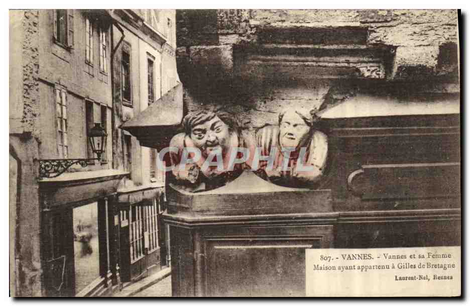 VANNES - Maison ayant appartenu à Gilles de Bretagne — Laurent-Nel, Bennesa