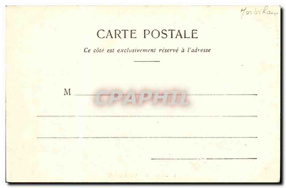 VANNES - L'Hôtel de Ville — Collection David, n° 10 bis — Rückseite