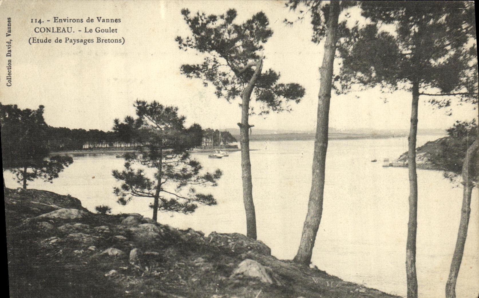 Environs de Vannes — Le Goulet — Collection Conleau, Étude de Paysages Bretons