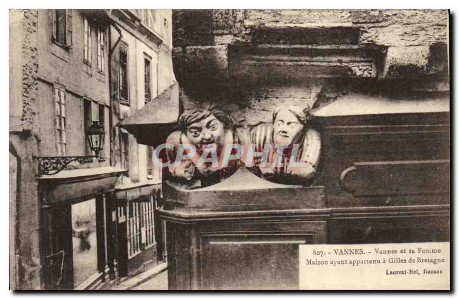 VANNES - Maison ayant appartenu à Gilles de Bretagne et sa Femme — Laurent-Nel, Rennes